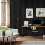 Office Easy Cleaning Acoustic Wood Panel Wall With Veneer Surface