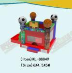 Sport Theme Foot Ball And Basketball Inflatable Bouncy Castle