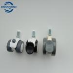 Universal Rubber TPR Threaded Medical Caster Wheels 3in