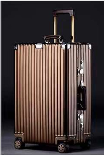 100% Aluminum Magnesium Alloy Suitcase Unisex 29 Inch Aluminium Luggage With Large Capacity