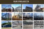 Industrial Pre Engineered Metal Buildings Warehouse Hangar Showroom Supermarket
