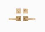 Fashion Reversible American Door Handles Slim Square Design For Right And Left