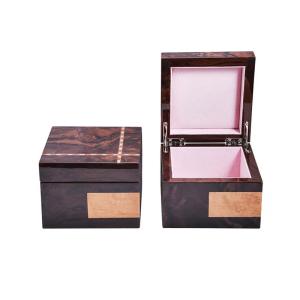 Wholesale Cherry Walnut Wood Custom Wooden Gift Boxes For Ring Watch Jewelry Storage from china suppliers
