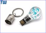 Bulb LED Light 16GB USB Flash Drive Delicate Design Acrylic Material