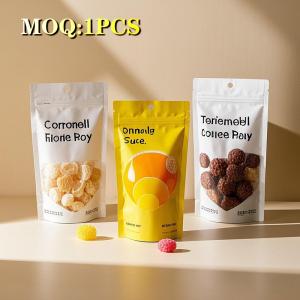 Wholesale Custom Size Printed Childproof Food Packaging Gummy Candy Side Seal 3.5g Smell Proof Die Cut Mylar Bags from china suppliers