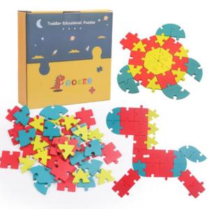 Wholesale Children Wooden Creative Jigsaw Building Block 1Set DIY 3D Educational from china suppliers