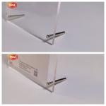 Hot Sale Freestanding Double Sided Acrylic Photo Frame with Stand Exhibition