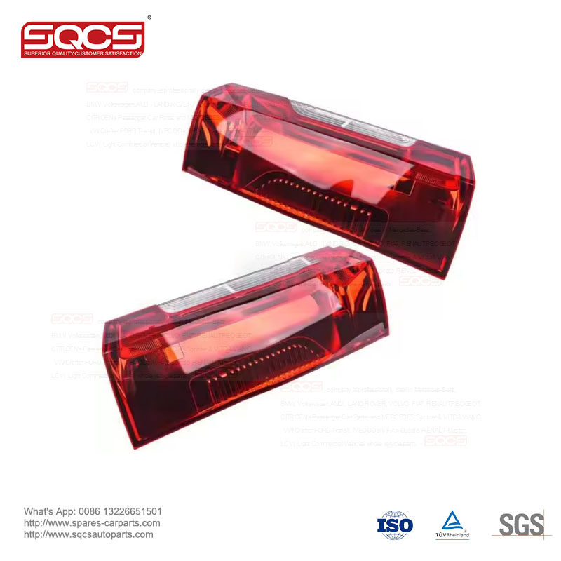 SQCS LED Tail Light Accessories for Red 2018-2019 Mercedes Sprinter W907 W910 Model 9108205200 Year 2013- Red Red