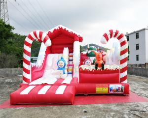 Wholesale Winter Theme Inflatable Bounce House Slide Snowman Combo Jumpers ROHS EN71 from china suppliers