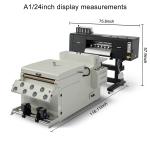 24" T-shirt DTF Printer with Powder Shake Machine and 4 heads i3200 Head