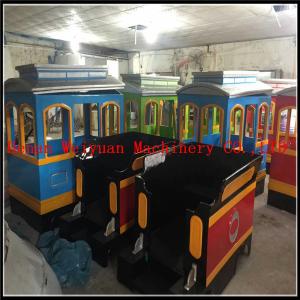 Wholesale 4 couches 20 seats Attraction Park Amusement Park Ride Carnival Game Electric Trackless Train from china suppliers