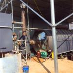 10ton 20ton 30 ton Scrap Tire Recycling Pyrolysis To Fuel Oil, Waste Tire