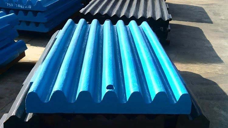 High Manganese Steel Fixed Jaw Plate for C106 Crushers Machinery Replacement Parts