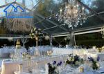 Aluminum Frame Banquet Clear Wedding Tent With Lights 2000 Seater Multi Purpose