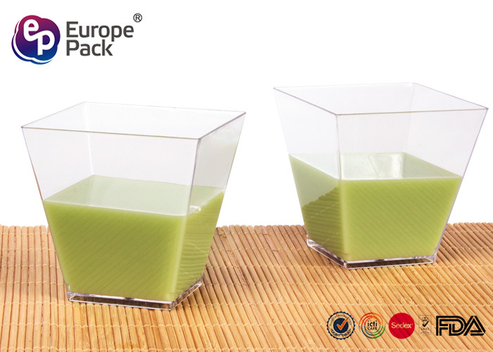 Disposable Plastic Dessert Cup Clear