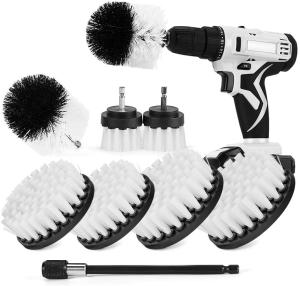 Wholesale ISO9001 White Drill Scrubber Brush Set 0.15mm Filament Diameter from china suppliers