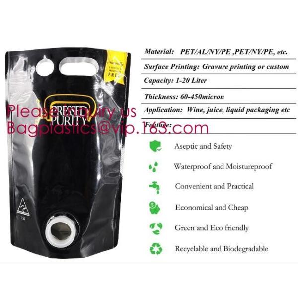 bag in box handbag wine dispenser home winemakers,accmor wine bottle bag flask/750ml flexible foldable wine bottles pack