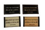 50D Polyester Yarns Clothing Woven Labels custom color size For Clothes / Gifts