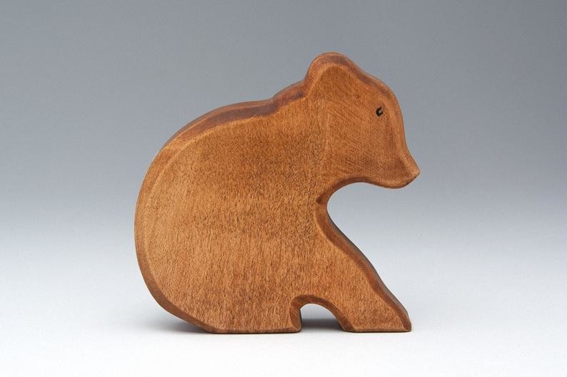 House Aesthetic Wooden Camel Toy smooth Non Toxic For Kids Learning