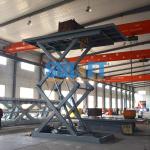 3T 5.6M Hydraulic Scissor Car Lift For Home Garage Portable / Heavy Duty Scissor