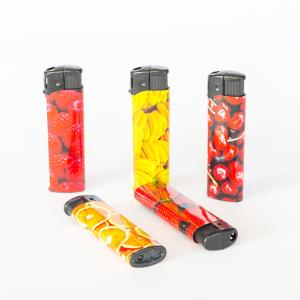 Wholesale 82*24.2*12.3mm Refillable Plastic Zinc Alloy Disposable Electronic Butane Gas Lighter from china suppliers