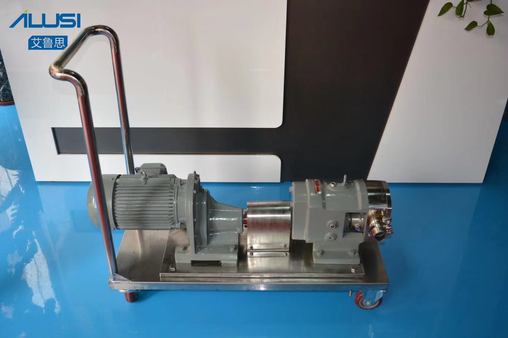 Cosmetic Plant Stainless Steel Lobe Pump Discharge Rotor Pump