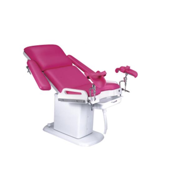 Hospital special pink gynecological maternity bed for gynecological operating