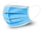 3 Ply Unisex Gender Disposable Dust Mask , Disposable Breathing Mask Earloop