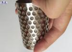 Durable Perforated Filter Tube , High Holding Capacity Perforated Round Tubing
