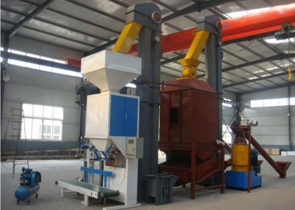 Environmental Wood Pellets Production With Hoisting Machine , Cooling ,