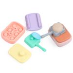 Non Toxic Baby Silicone Toys Tank 0 To 24 Months Age Infant Pink