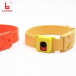 Yellow Soft Rfid Cow Cattle Leg Band Waterproof 720 Mm*30mm ISO9001
