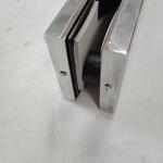 Durable Glass Door Hardware Accessories Over Panel Patch Fitting 218×105×52×51mm