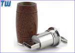 Wine Barrel 1GB Driver USB Storage Device Wood Body Metal PCBA