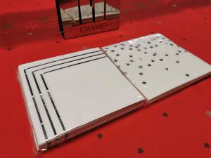 Wholesale 3ply Paper Gold Foil Napkins 25*25cm 6 Color Food Grade from china suppliers
