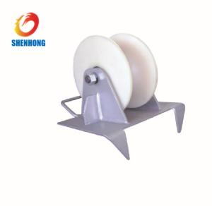 Wholesale Nylon or aluminum wheel heavy duty cable rollers SHH dia 140*200mm for protect cable and pulling rope from china suppliers