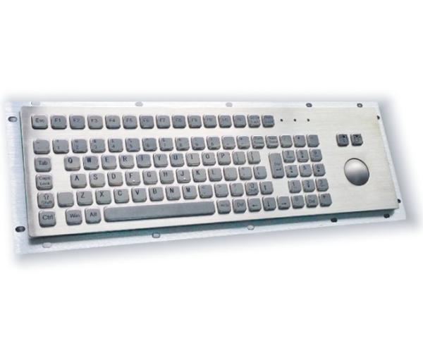 KIOSK IP65 / IK07 Industrial Metal Keyboard IP65 With 38mm Stainless Steel