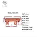 Funeral Golden Color Casket Swing Bar Zinc Material Coffin Accessories