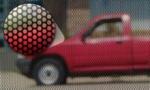 One Way Perforated Vinyl Window Film , Outdoor Advertising One Side View Glass
