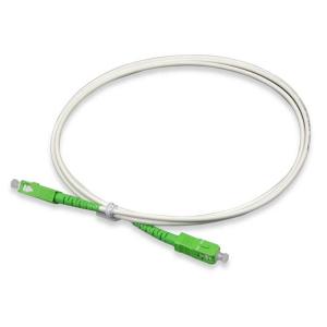 Wholesale White Fiber Optic Patch Cord SC APC SM SX G657D from china suppliers