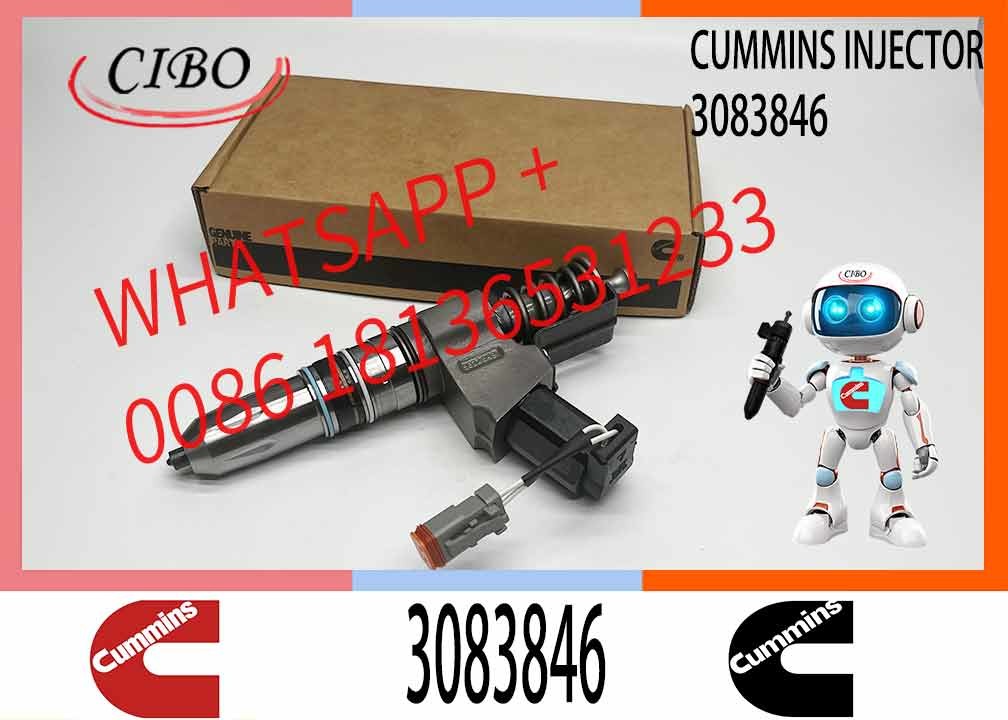 3083846 Diesel Fuel Injector N14 Common rail injector 3095086 3609796 3095040 3411763
