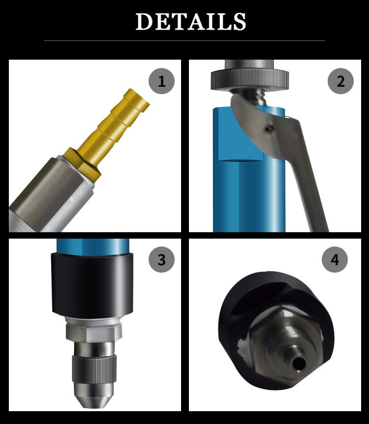 Aluminium Alloy Anode Micro Dispensing Valve Corrosion Resistant HJD11