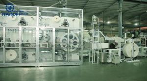 Wholesale 85% Efficiency Nonwoven Pulp Diaper Manufacturing Plant With Stacker from china suppliers