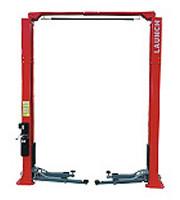 3500KG Auto Workshop Equipment , Manual Clear Floor Two Post Dual Hydraulic Car