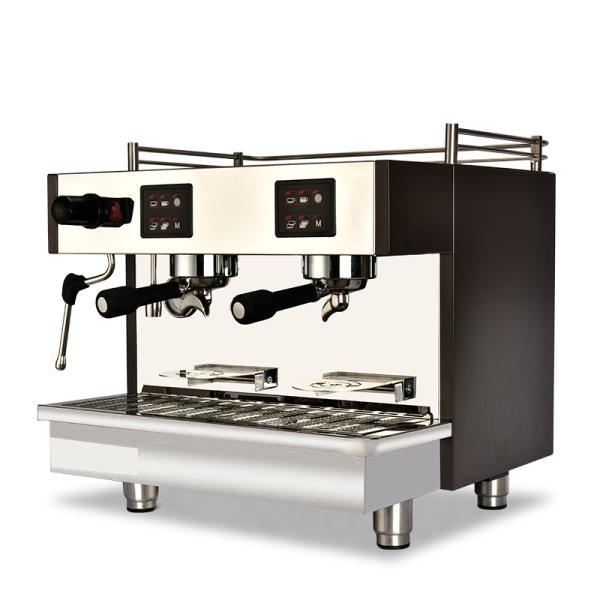 Commercial Restaurant Espresso Automatic Coffee Machine With 2 Group 9 Liters