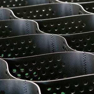 Wholesale 150mm Height China Texured Perforated HDPE Geocell Supply For Road Slope Protection from china suppliers