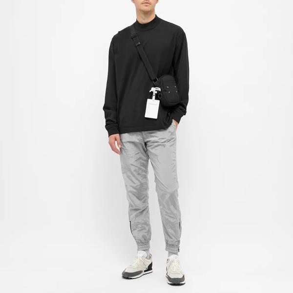 Tapered Fit Ankle Zip Nylon Sportswear Joggers Men Windbreaker Pants With