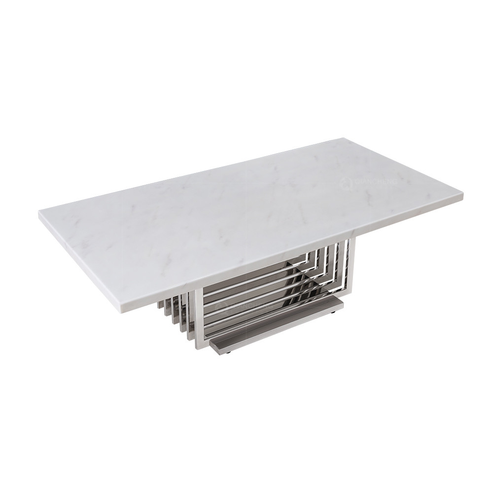 ODM 0.26CBM Stainless Steel Coffee Table Living Room Furniture