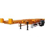40FT 45FT Skeletal Shipping Semi Trailer Cargo Transport Trailer 1310mm Wheel