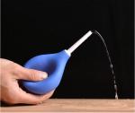 Male Female Medical Silicone Rubber Enema Bulb Kit With Lube Rubber Suction Bulb